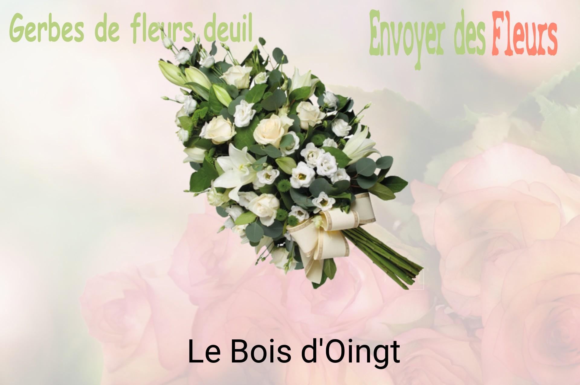 Gerbe de fleurs de deuil livrée à Le Bois-d'Oingt